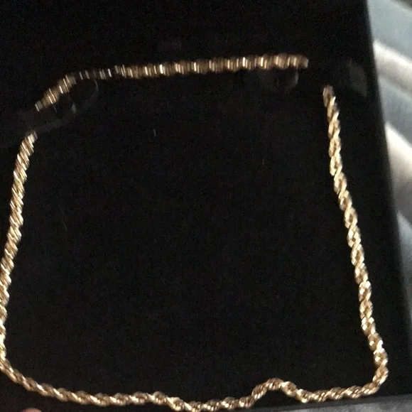 Golden rope chain 14k gold I bought for 1.700